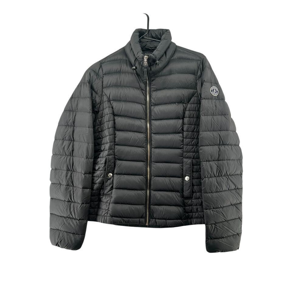 Abercrombie & Fitch Down Series Black Puffer Jacket 90/10 Insulated Size M